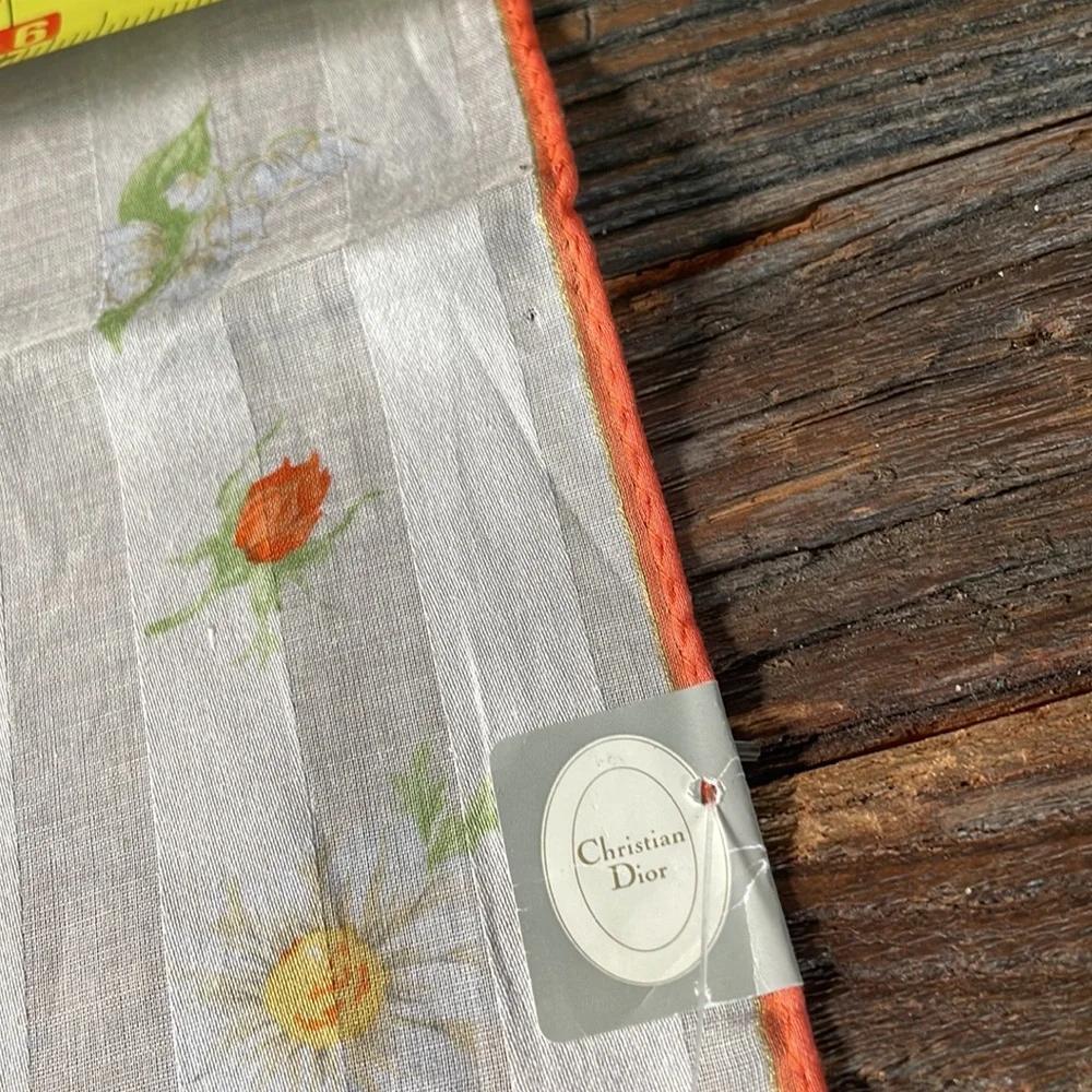 Vintage‎ Dior floral scarf NWT